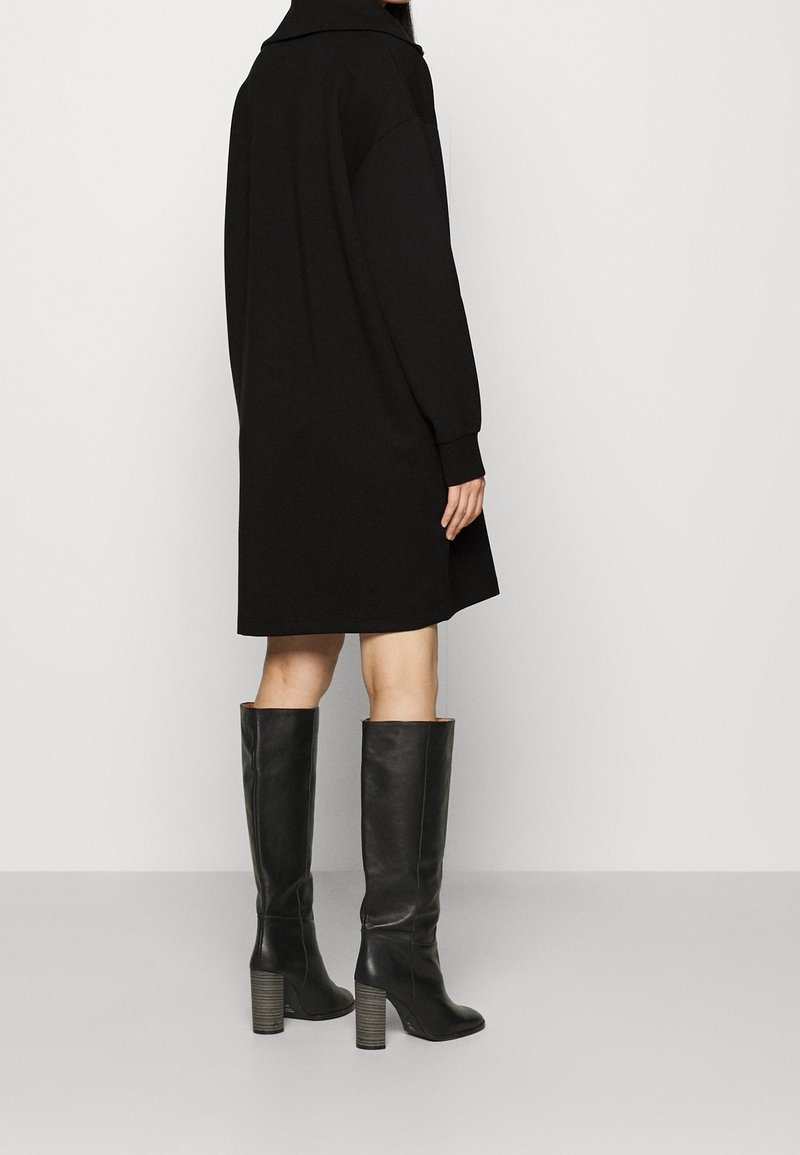 knee length dresses for ladies Astr - Lezith Dress, Black - Black