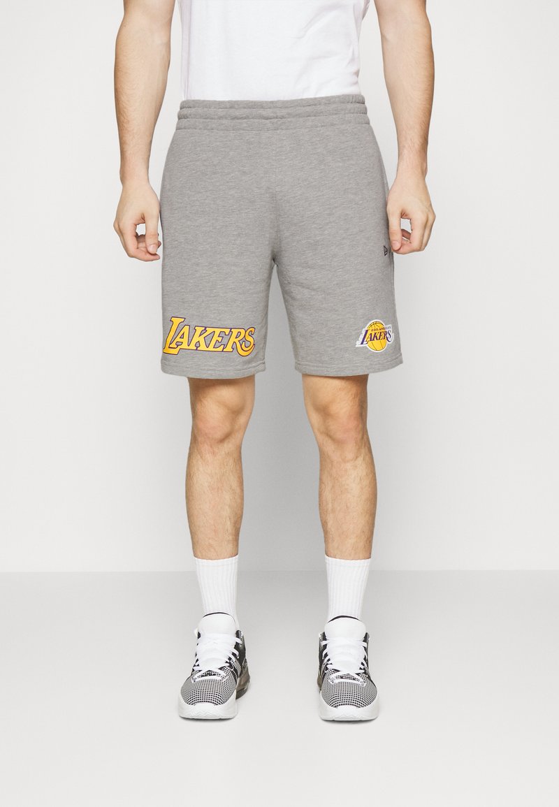 New Era NBA TEAM LOGO SHORTS LOS ANGELES LAKERS Urheilushortsit grey/harmaa Zalando.fi