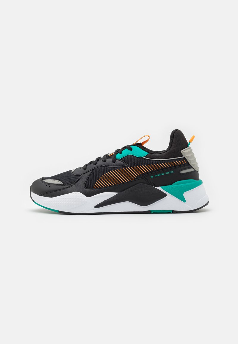 Puma RSX GEEK UNISEX Trainers black/sparkling green/black Zalando.ie