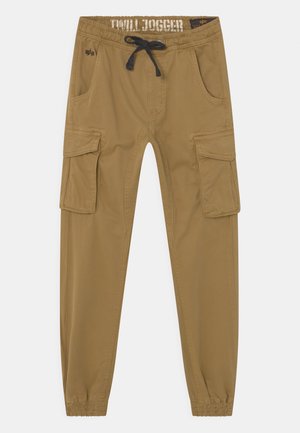 TWILL JOGGER - Cargohose - khaki