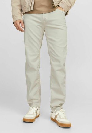 JJICLARK - Jeans Straight Leg - ecru