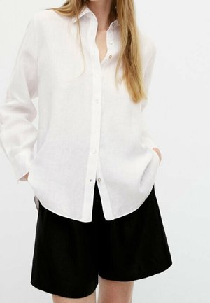 Button-down blouse - white