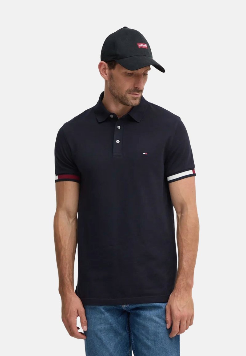 Tommy Hilfiger FLAG CUFF - Polo - desert sky