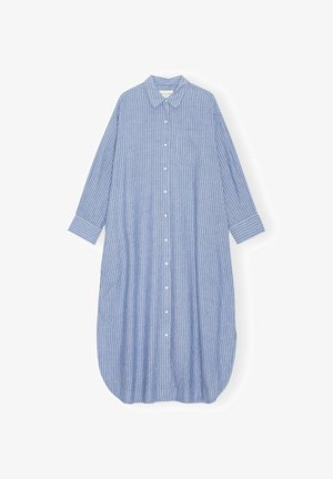 moshi moshi mind, AVA SHIRTDRESS STRIPE - Velika haljina - light blue/white