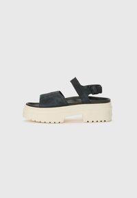 CHUCK TAYLOR - Sandale s platformom - black/black/egret