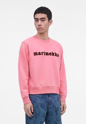 Marimekko, TRILCE LOGO PLACEMENT UNISEX - Суитшърт - rose/wine red