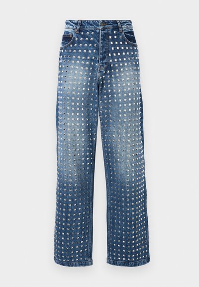 The Kooples JEAN - Traperice ravnih nogavica - blue bleached/navy
