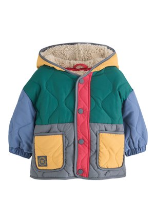Next REGULAR FIT - QUILTED COAT - Winterjacke - colour block