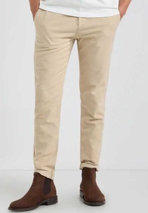 Trousers - off white beige