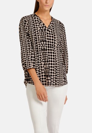 MIT V-AUSSCHNITT - Blouse - black