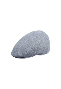 CHECKED FLATCAP - Mütze - navy