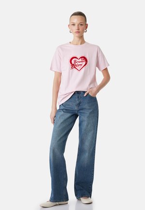 Koton HEART  - T-shirt imprimé - pink