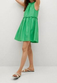 Mango Vestido informal - green