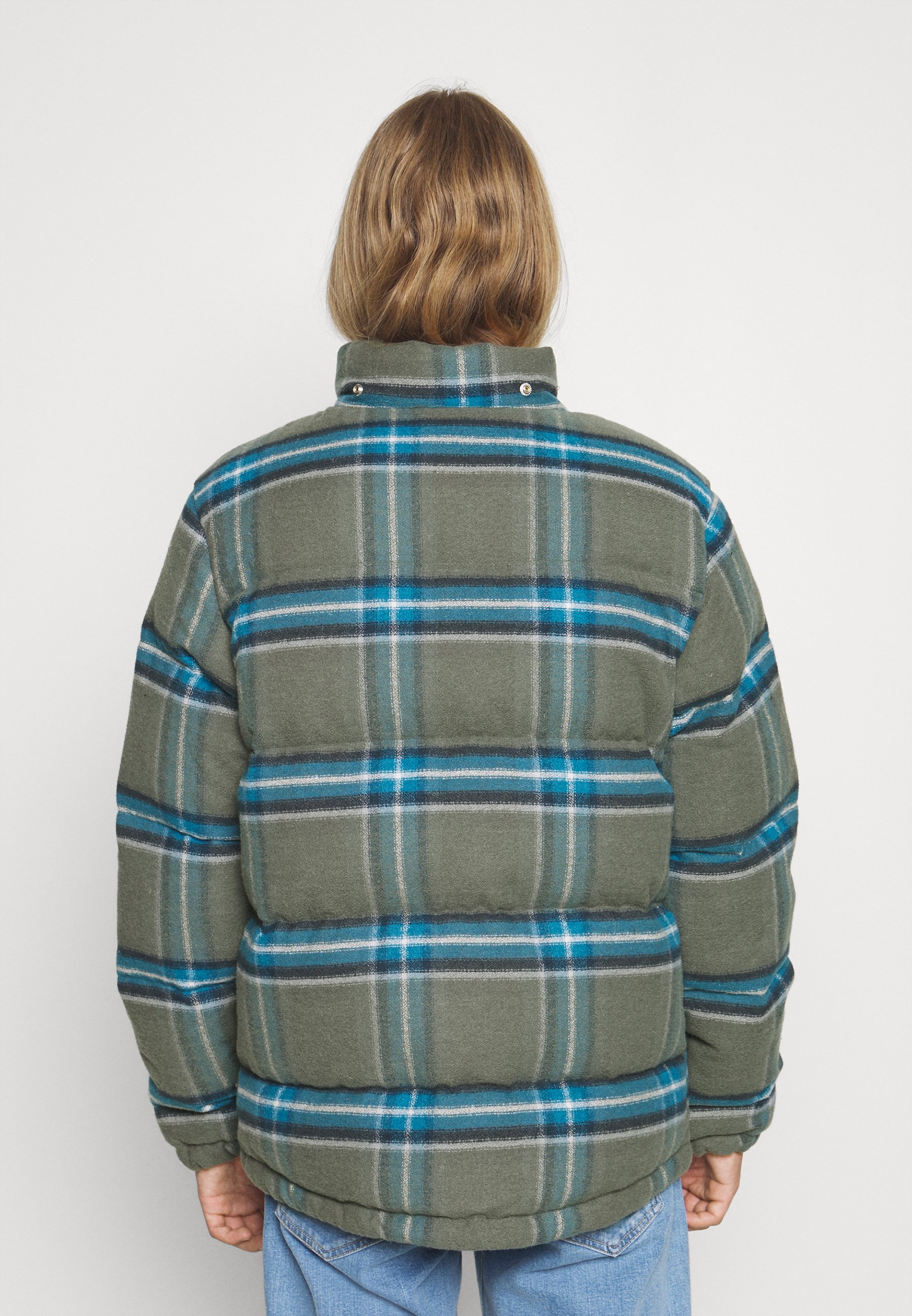The North Face Sierra Down Wool Parka - Thyme Large Bold Shadow Plaid - L - Men
