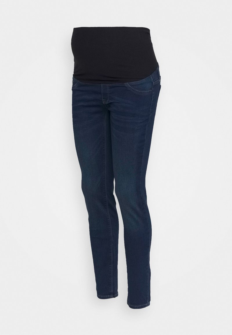 Lindex Maternity Slim fit jeans donkerblauw denim