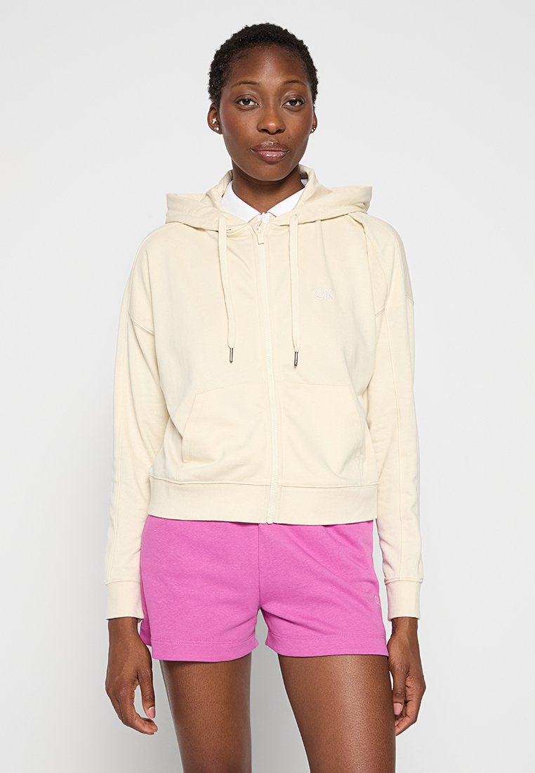 Calvin Klein Golf Sweater met rits lichtgeel