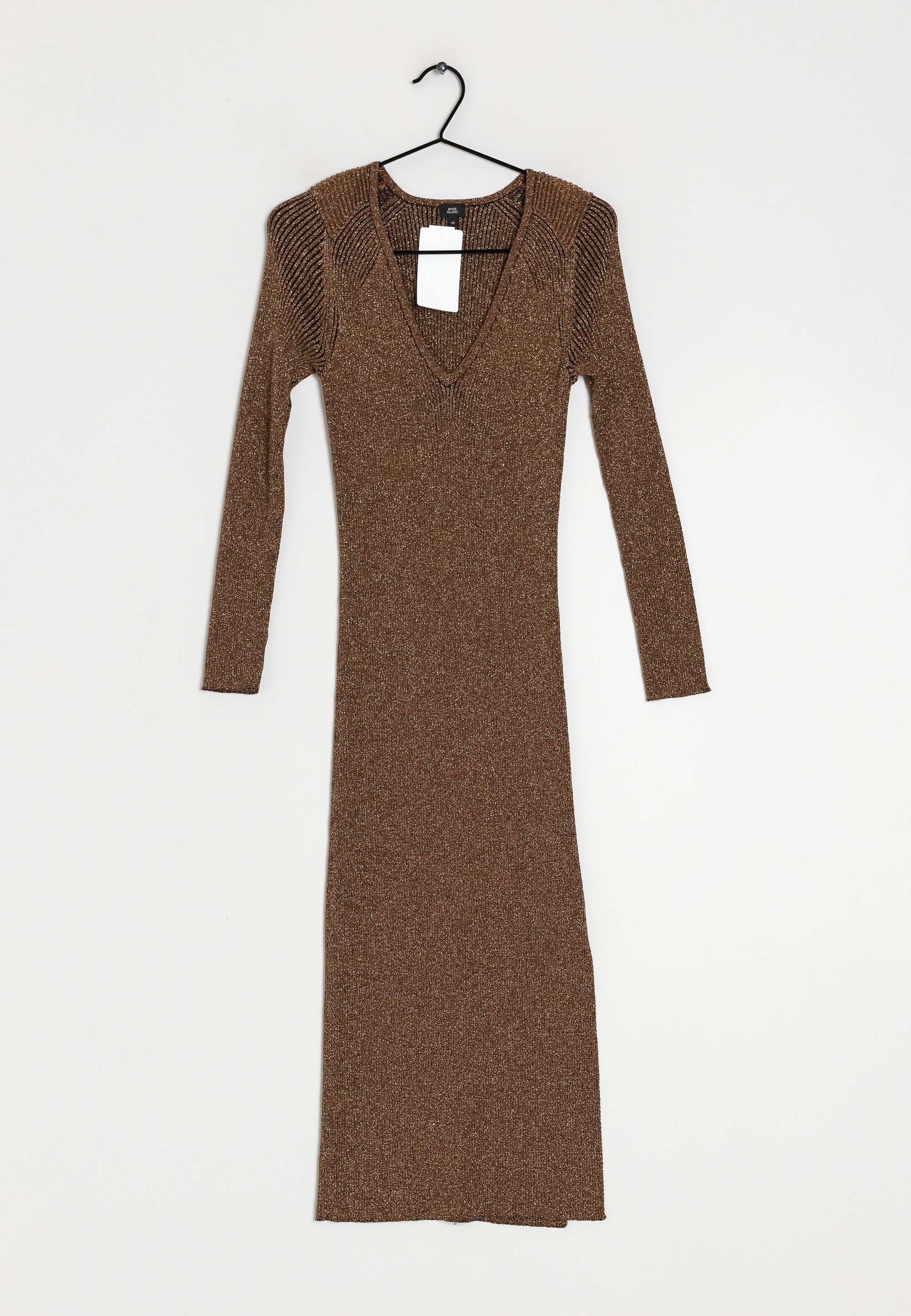 River Island Maxi dress - gold/gold-coloured - (Pre-owned) - Zalando.ie