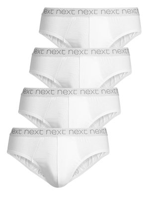 BRIEFS 4 PACK - Nohavičky/Slipy - white