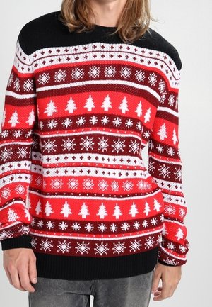 Strickpullover - red