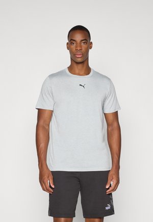 ESSENTIALS CAT TEE SMALL CAT - Sportiniai marškinėliai trumpomis rankovėmis - light gray heather