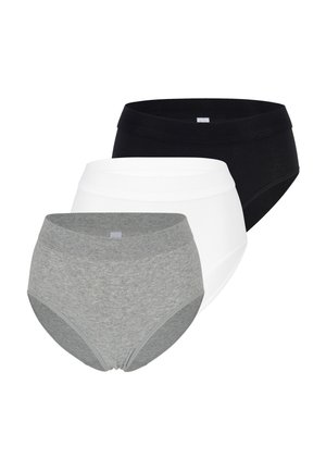 3ER PACK PLUS MIDI - Slip - weiß   grau   schwarz
