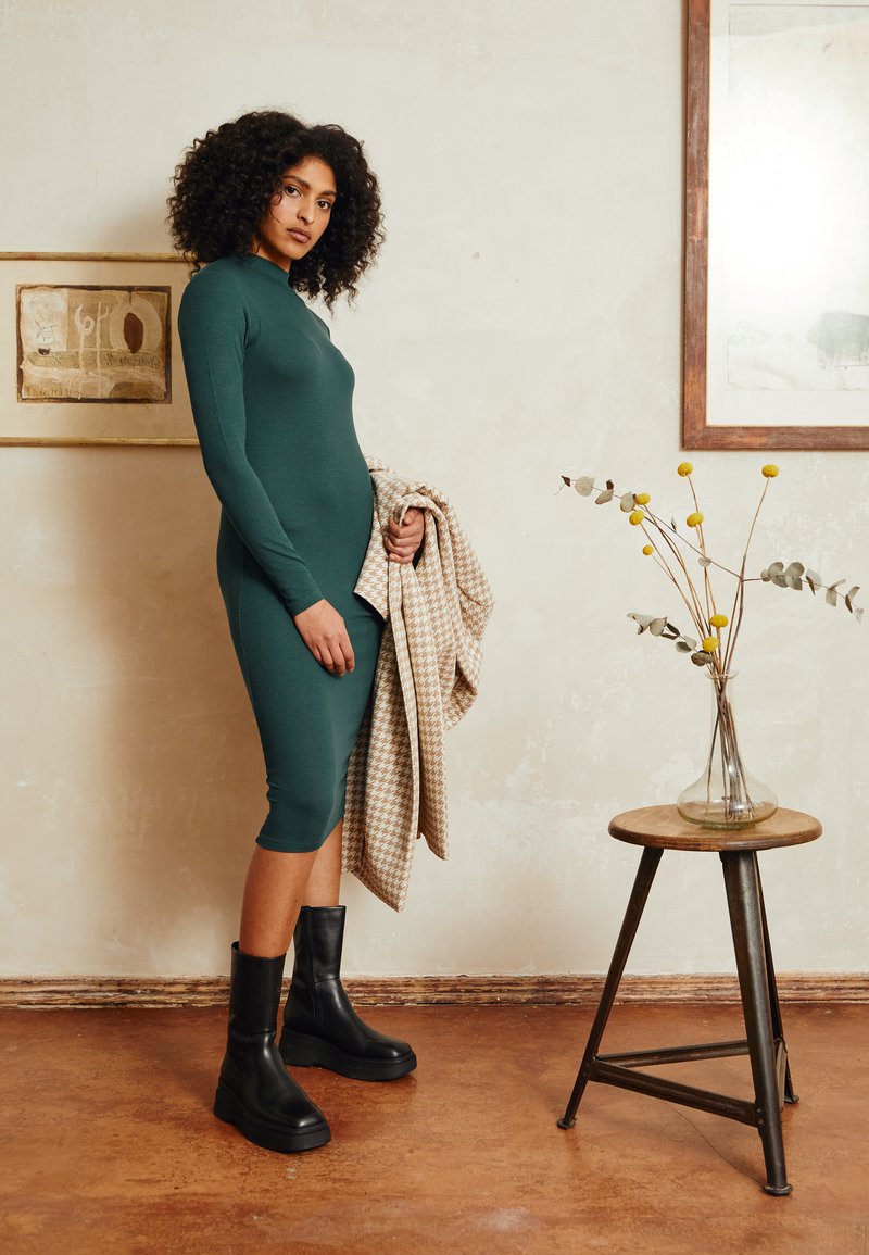 Damen Kleider | Modström KROWN NECK DRESSEtuikleidbottle green/dunkelgrün - IS08261 Damen Kleider | Modström KROWN NECK DRESSEtuikleidbottle green/dunkelgrün - IS08261