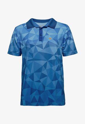 FORSBERG, FUNKTIONS-POLO BLAUER ALLOVER-POLYGONPRINT VERLAUF - Poloshirt - blau