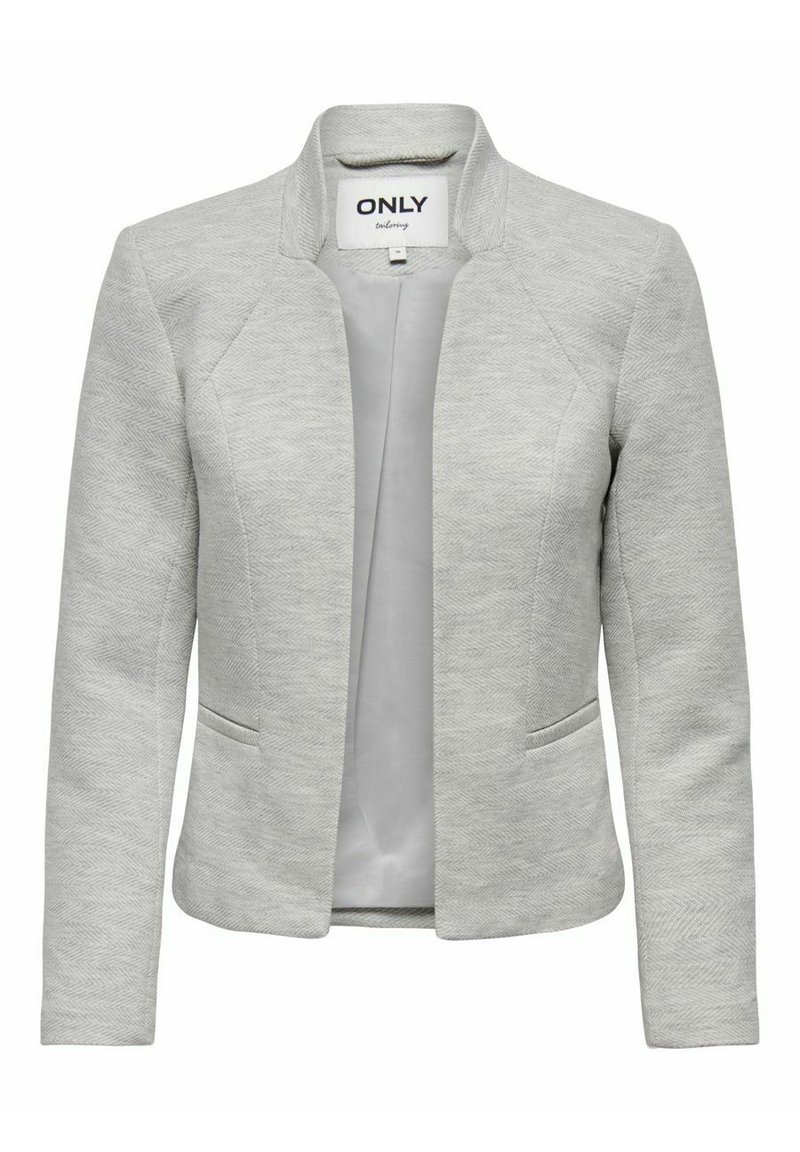 ONLY ONLADDY LINEA - Blazer - light grey melange/grau - Zalando.de