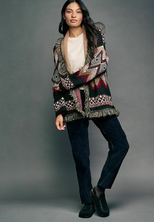 Next SOFT TOUCH FRINGE - Neuletakki - black