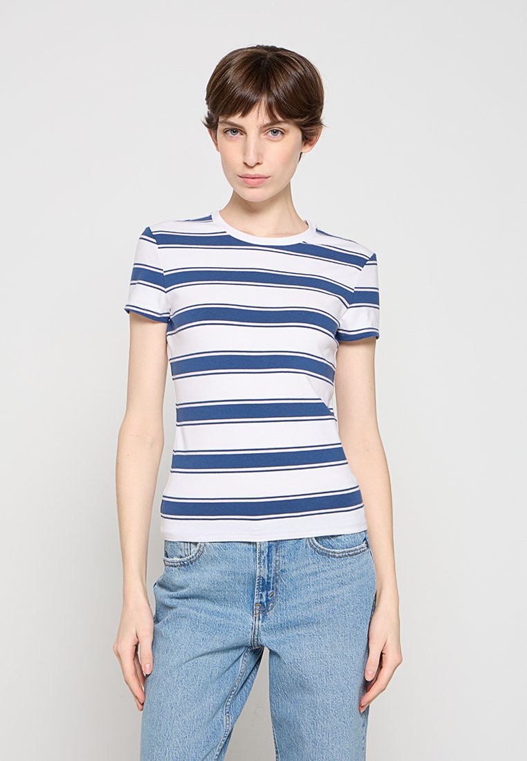 Abercrombie & Fitch T-shirt print wit Abercrombie & Fitch T-shirt print wit
