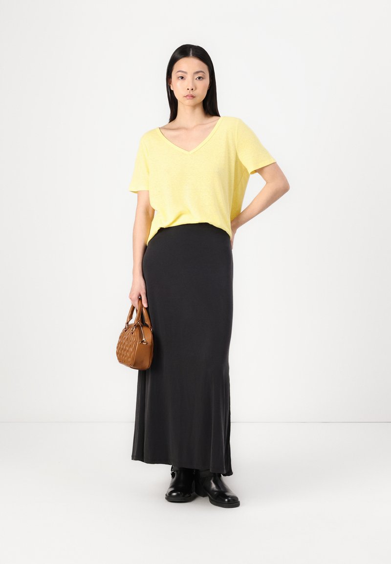 OBJTHEA S/S RE V-NECK TOP NOOS | Object