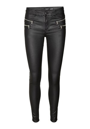 Vero Moda VMSEVEN ZIP PANT - Jeans Skinny Fit - black