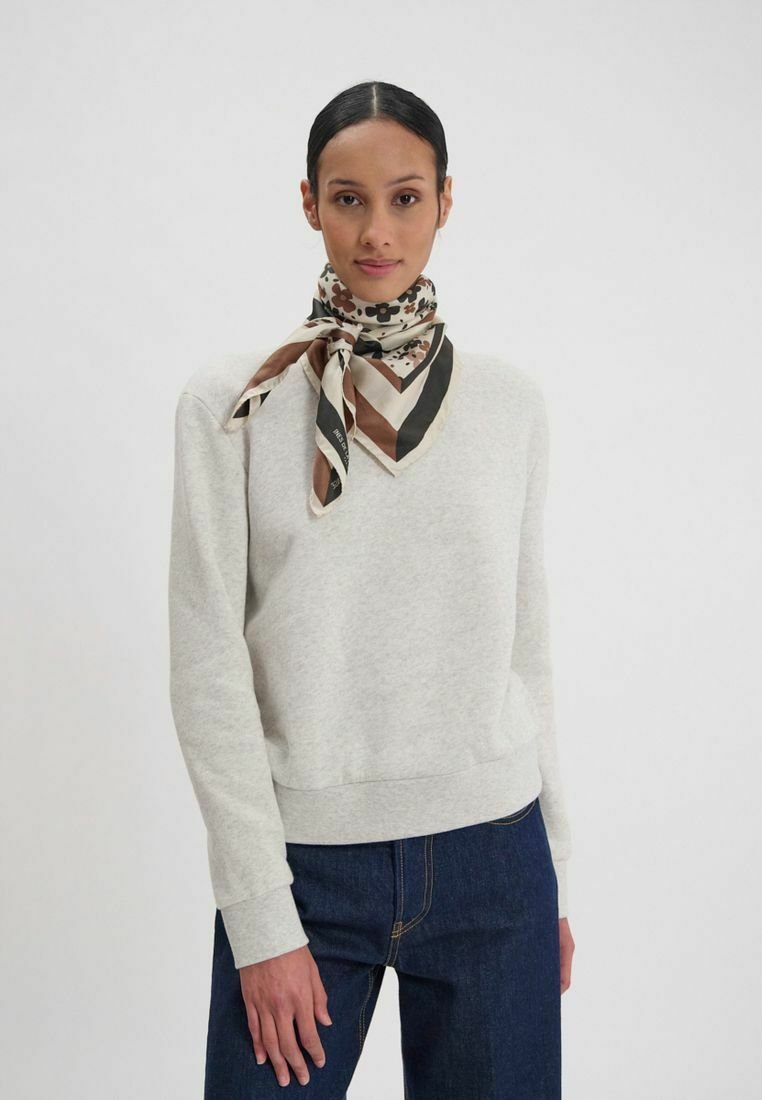 INES DE LA FRESSANGE LEWIS EN MOTIF À FLEURS - Foulard - f flowers brown