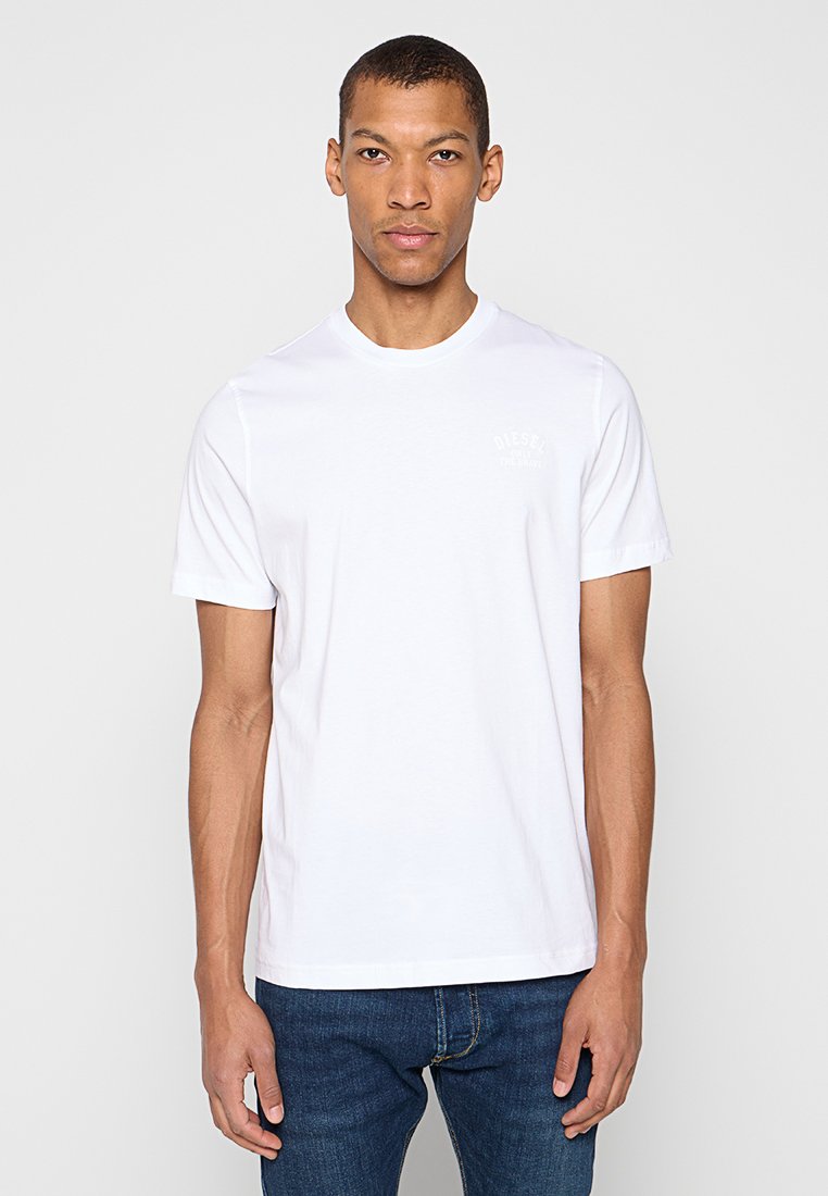 Diesel T-shirt basic wit Diesel T-shirt basic wit