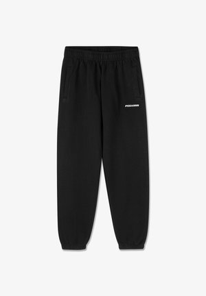 Pegador, VILLA HIGH WAISTED SWEAT PANTS - Παντελόνι φόρμας - black/white