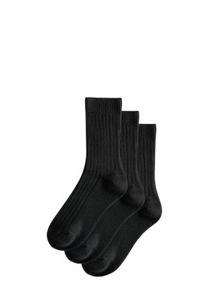 WARM HANDLE ANKLE 3 PACK - Calze - black
