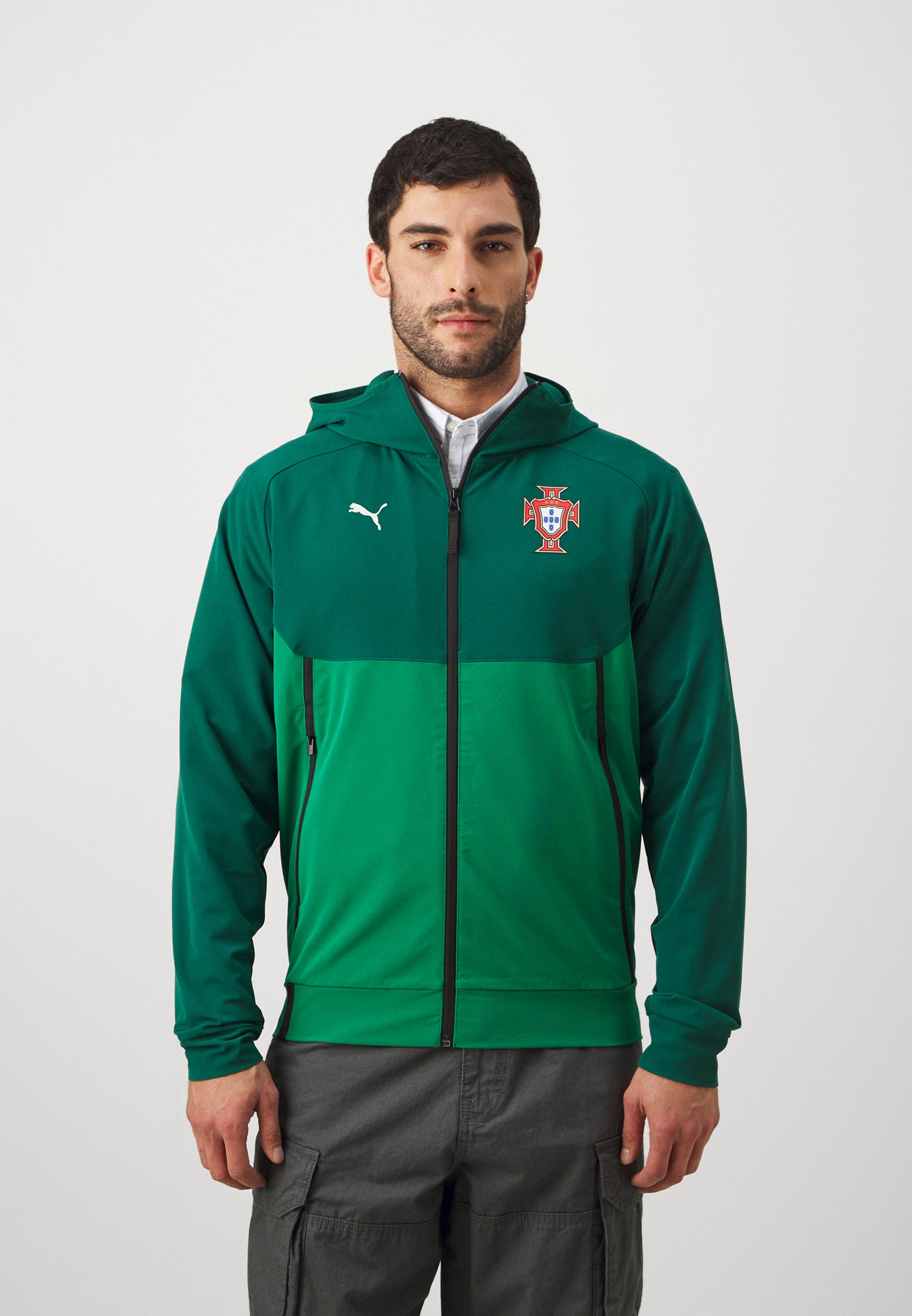 Puma PORTUGAL PUMATECH - National team wear - green lagoon/botanic