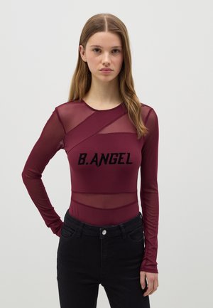 Maglietta a manica lunga - claret red