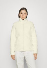 Jack Wolfskin HIGH CURL JACKET - Fleecejas - cotton white