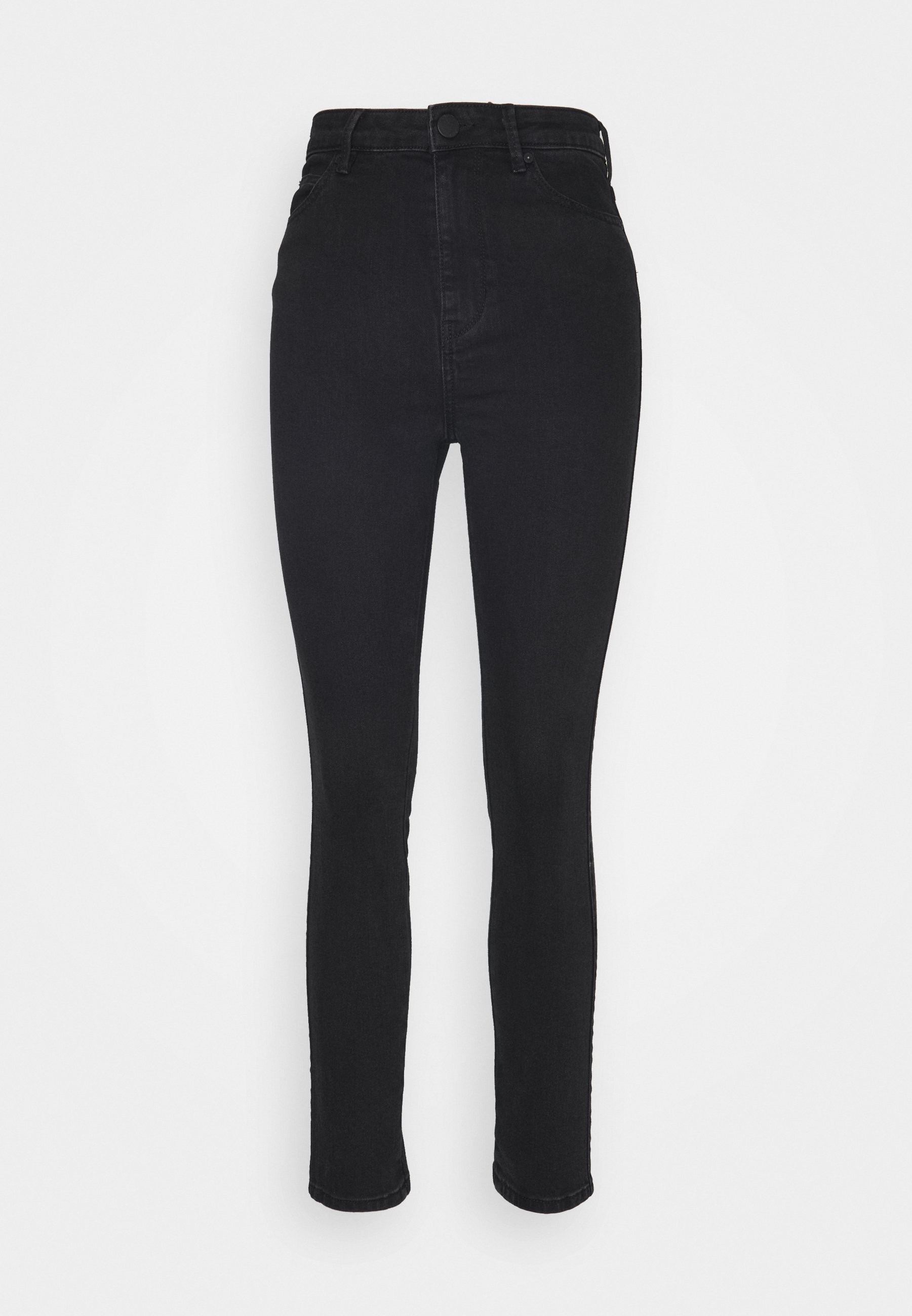 2nd Day SADIE CROPPED THINKTWICE Jeans Skinny Fit black Sort Anne Bukse 2ND ONE Bukser - Dameklær er billig