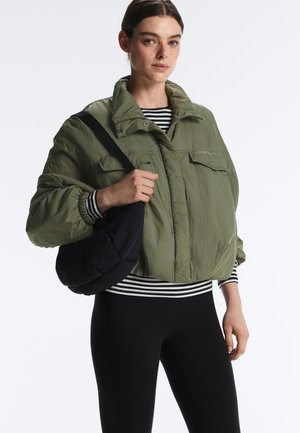 OYSHO MINI QUILTED - Schoudertas - black