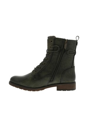 Bottines à lacets - kaki