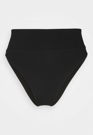 HI CUT CHEEKY - Bikiniunderdel - true black