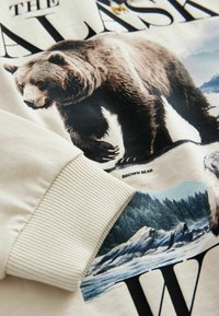Next GRAPHIC - Langarmshirt - ecru white animals