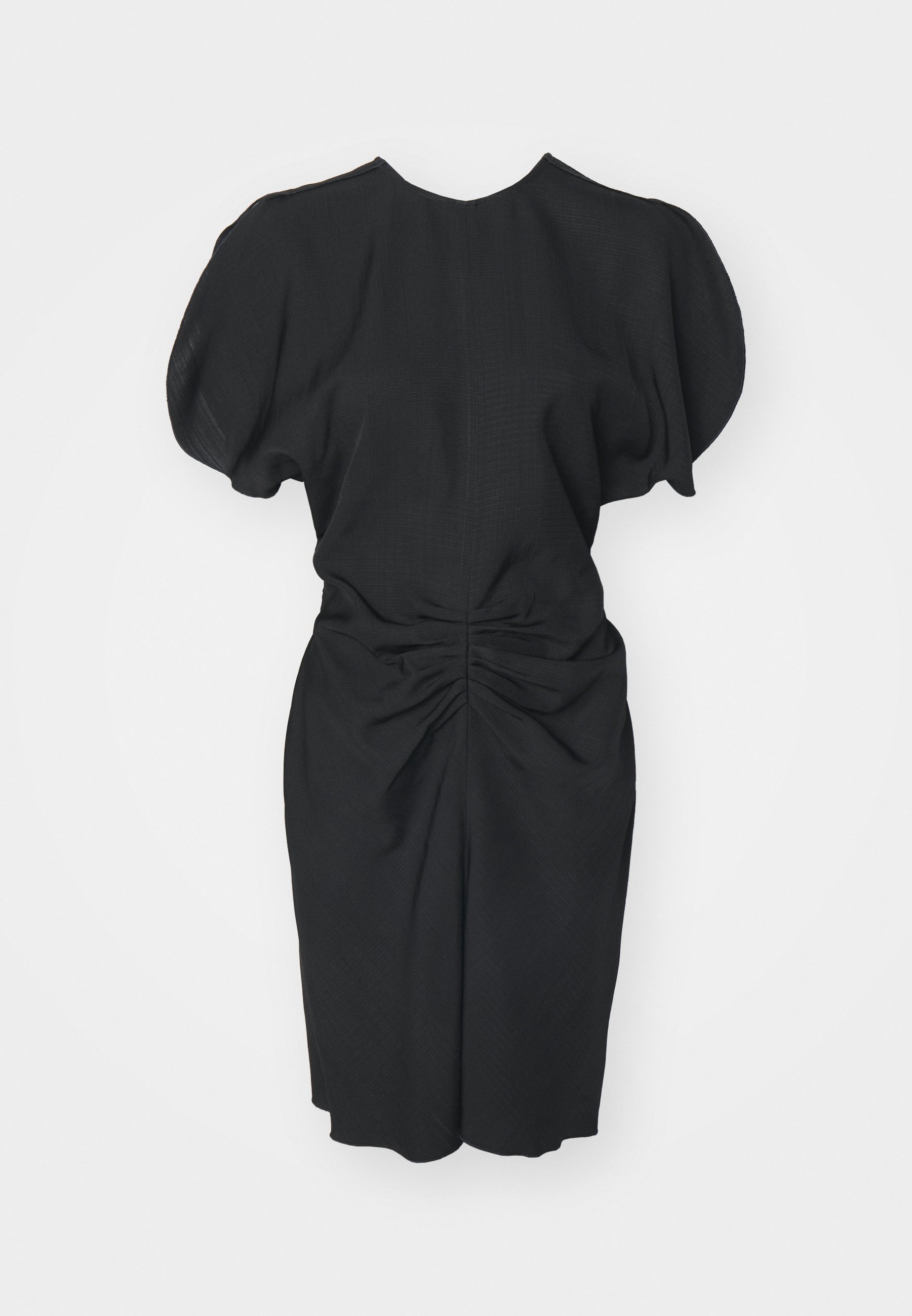 ワンピース VICTORIA BECKHAM GATHERED DRESS VICTORIA BECKHAM Gathered satin-jersey midi dress | NET-A-PORTER