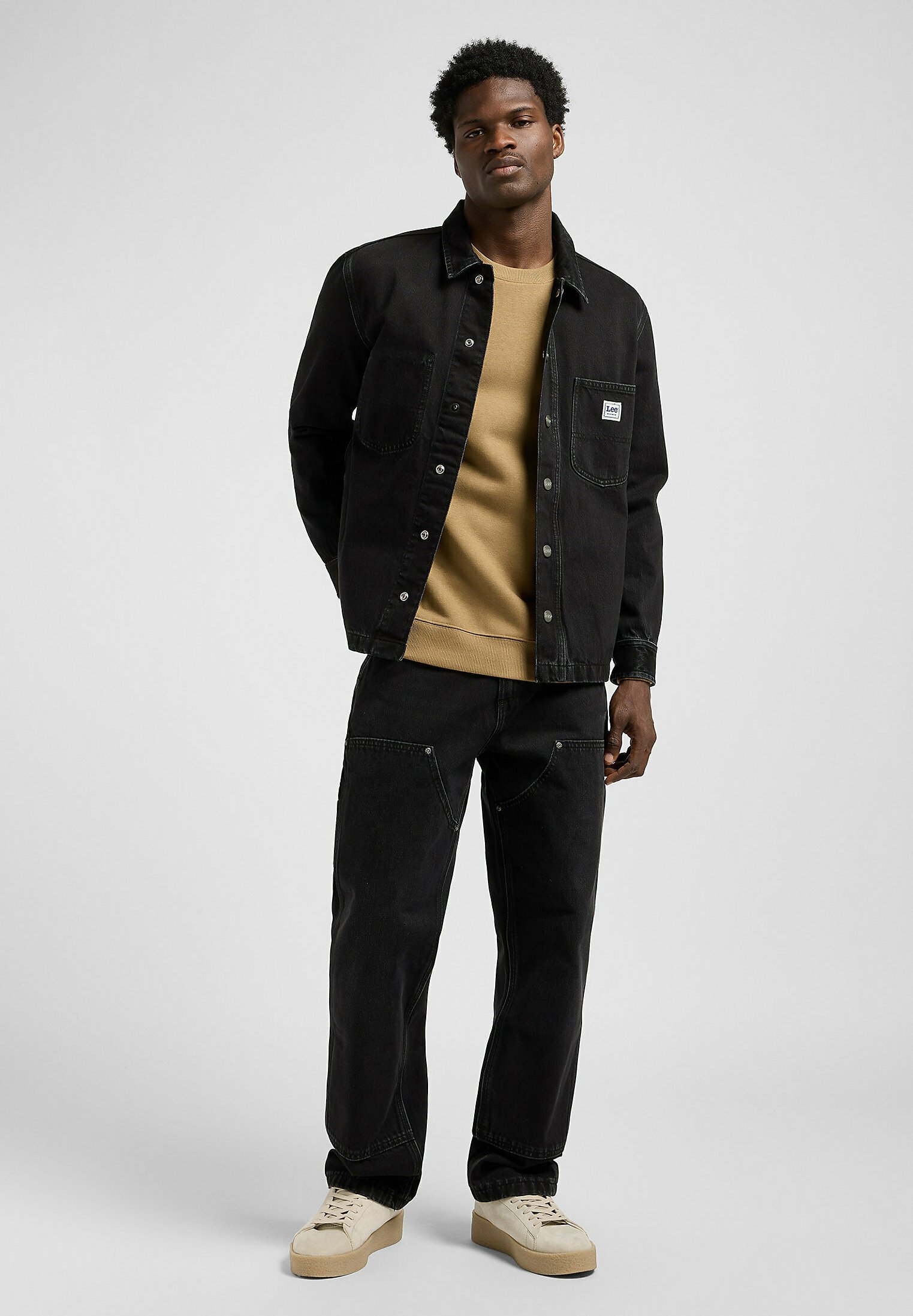 Lee LONG SLEEVE WRKWEAR RELAXED FIT - Denim jacket - no break