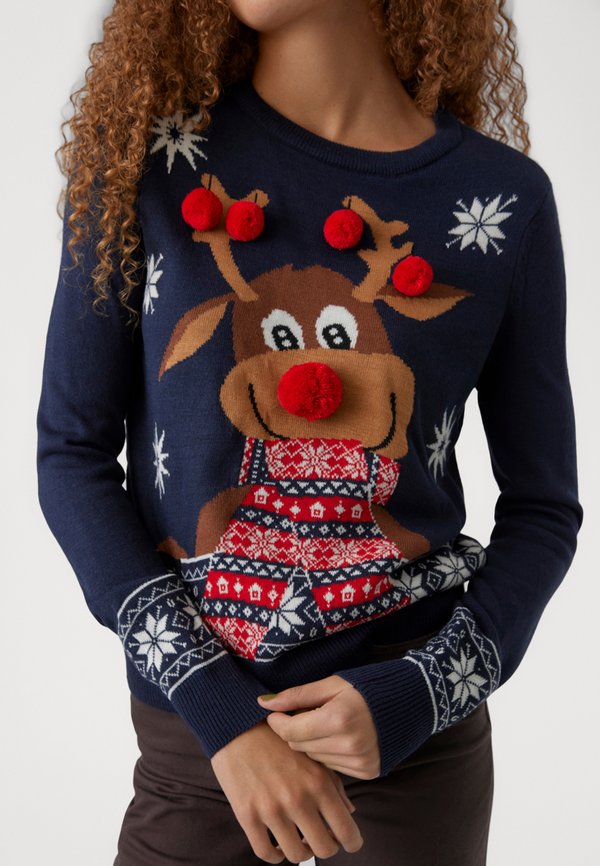 VMNEWFROSTYDEER O NECK XMAS - Jumper4