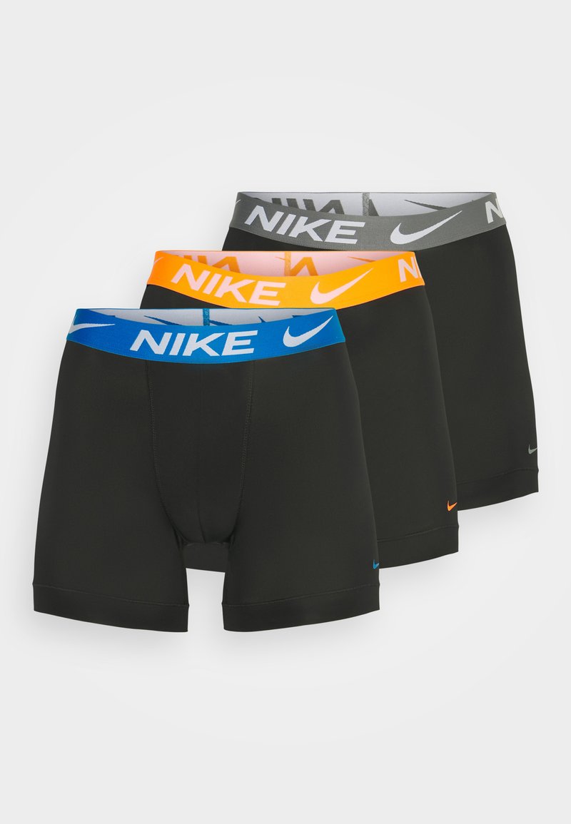Nike Underwear 3 PACK - Boksarice - black/blue/cool grey/total orange