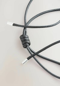 Next SWIRL CORD PULLY - Nyaklánc - silver coloured