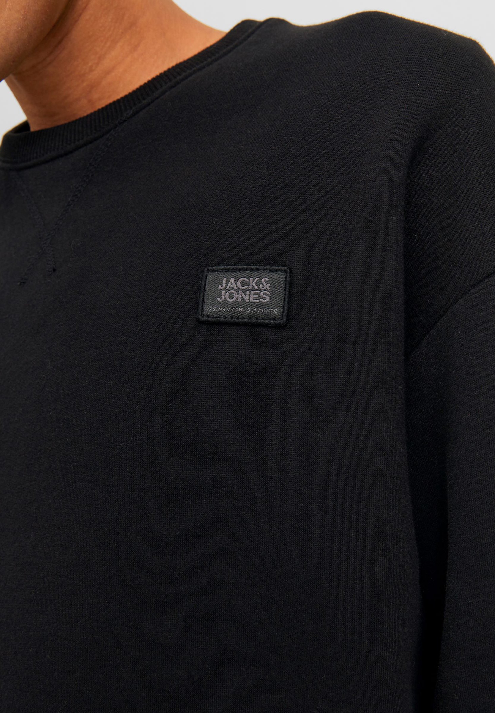 Jack & Jones JCOCLASSIC TWILL CREW NECK NOOS - Bluza/czarny